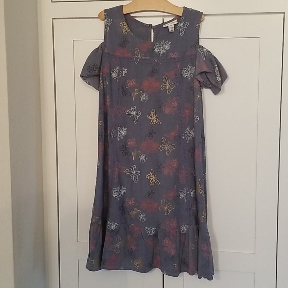 Girls butterfly dress Size 10/12